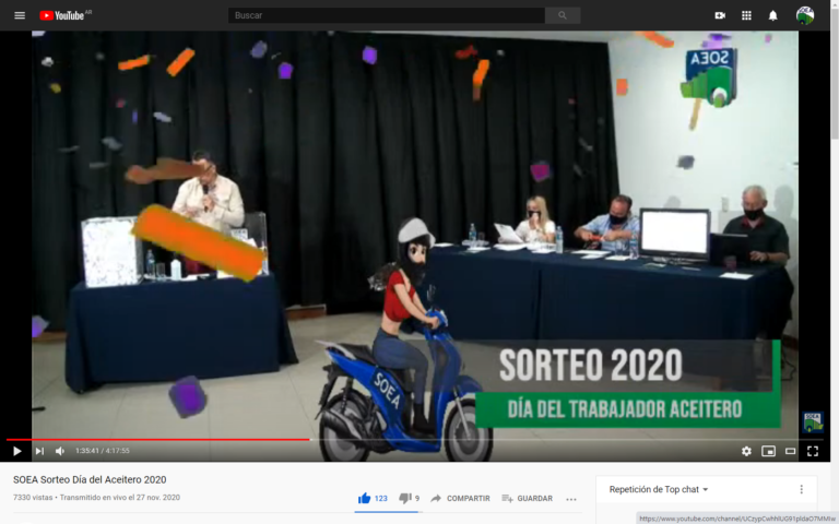 SOEA: TODOS LOS GANADORES del Sorteo «Día del Aceitero» 2020 y el video de la transmisión SOEA: TODOS LOS GANADORES del Sorteo «Día del Aceitero» 2020 y el video de la transmisión